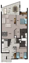 52/57 Grand Parade, Kawana Island, Qld 4575-Floorplan