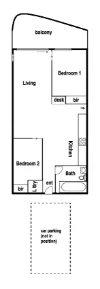 561/38 Mt Alexander Road, Travancore, Vic 3032-Floorplan