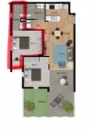 606/398 St Pauls Ter, Bowen Hills, Qld 4006-Floorplan
