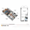 62/3458 Main Beach Parade, Surfers Paradise, Qld 4217-Floorplan