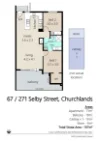 67/271 Selby Street, Churchlands, WA 6018-Floorplan