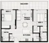 705A/294 Bell Street, Heidelberg West, Vic 3081-Floorplan