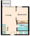 727/118 Franklin Street, Melbourne, Vic 3000-Floorplan