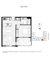 822/139 Boundary Road, North Melbourne, Vic 3051-Floorplan