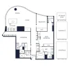 8508/70 Southbank Boulevard, Southbank, Vic 3006-Floorplan