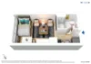 905/181 ABeckett Street, Melbourne, Vic 3000-Floorplan