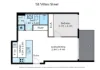 910/58 Villiers Street, North Melbourne, Vic 3051-Floorplan