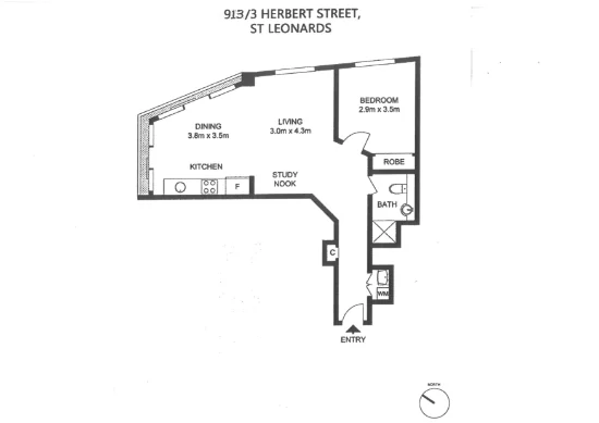 913/3 Herbert Street, St Leonards, NSW 2065-Image