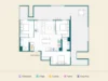 B609/348 Macaulay Road, Kensington, Vic 3031-Floorplan