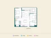 F605/348 Macaulay Road, Kensington, Vic 3031-Floorplan