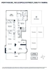Penthouse, 112 Leopold Street, South Yarra, Vic 3141-Floorplan