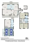 1 Cedarwood Close, Greystanes, NSW 2145-Floorplan