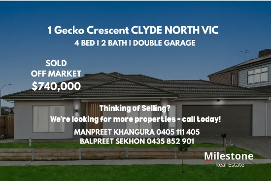 1 Gecko Crescent, Clyde North, Vic 3978