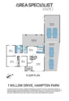 1 Willow Drive, Hampton Park, Vic 3976-Floorplan
