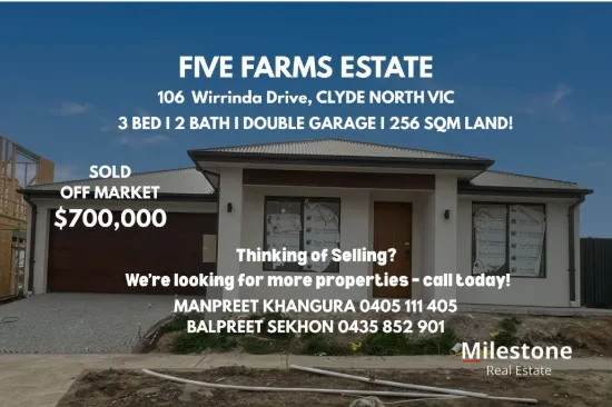 106 Wirrinda Drive, Clyde North, Vic 3978