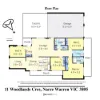 11 Woodlands Crescent, Narre Warren, Vic 3805-Floorplan