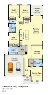 12 Mirium Street, Donnybrook, Vic 3064-Floorplan