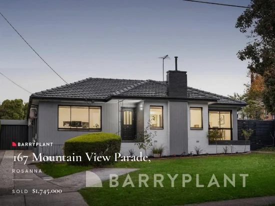 167 Mountain View Parade, Rosanna, Vic 3084