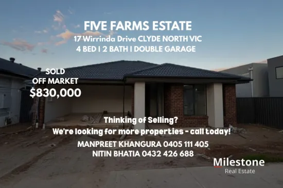 17 Wirrinda Drive, Clyde North, Vic 3978