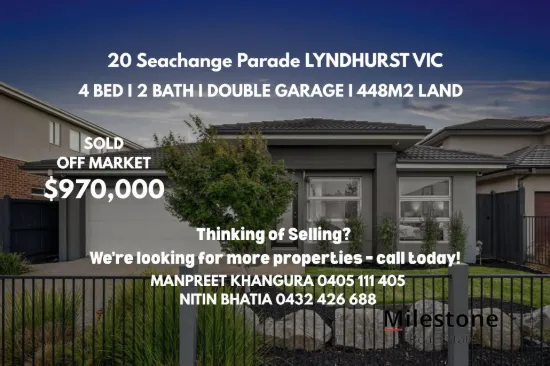 20 Seachange Parade, Lyndhurst, Vic 3975