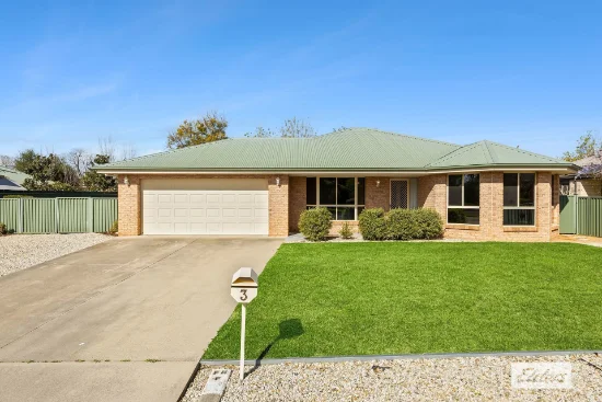 3 Hall Court, Howlong, NSW 2643 - For Sale
