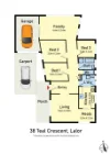 38 Teal Crescent, Lalor, Vic 3075-Floorplan