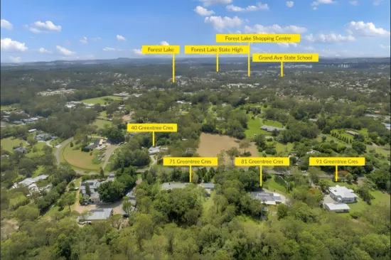 40, 71, 81, 91 Greentree Crescent, Forest Lake, Qld 4078