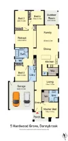 5 Hardwood Grove, Donnybrook, Vic 3064-Floorplan