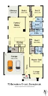73 Belvedere Circuit, Donnybrook, Vic 3064-Floorplan