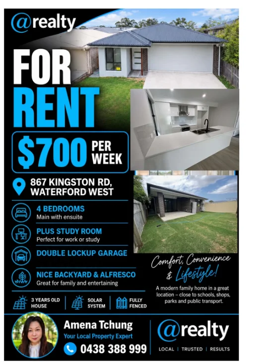 867 Kingston Road, Waterford West, Qld 4133 - For Rent