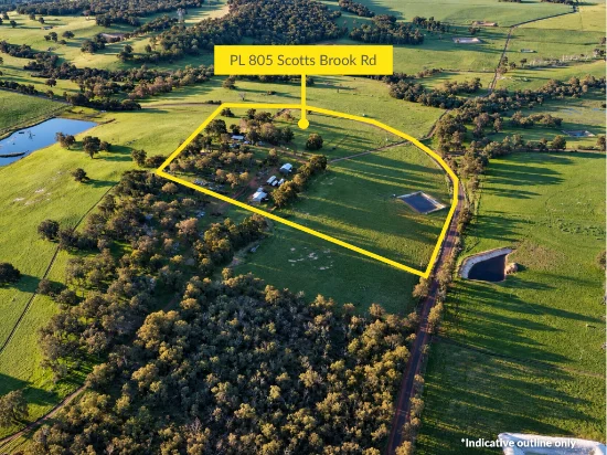 PL 805 Scotts Brook Road, Scotts Brook, WA 6244