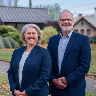 Jess Christmas and Michael Walsh - Real Estate Agent