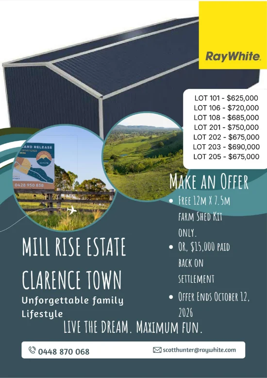 Land Release Glen William Road, Clarence Town NSW 2321-Image