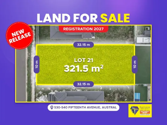 Premium Austral Land Opportunity – Lot 21 | Limited Release | 5% Deposit