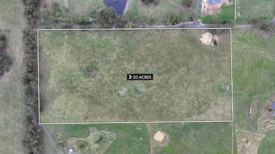 Picturesque 20acre allotment on Private road