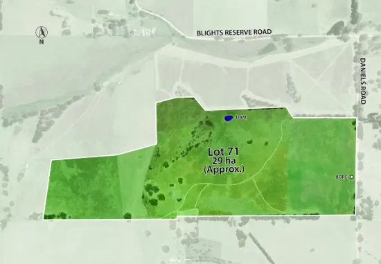 71 Acres of Rolling Vacant Land