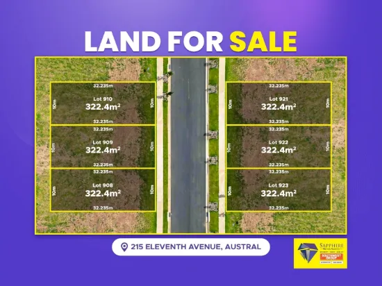 Exclusive Brand-New Land Release | 215 Eleventh Avenue, Austral