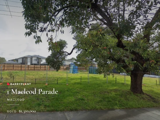 1 Macleod Parade, Macleod, Vic 3085 - Sold