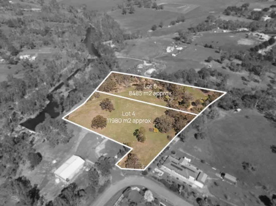 Lot 4 and 5 Sandy Creek Rd, Pyalong, Vic 3521