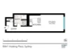 804/1 Hosking Place, Sydney, NSW 2000-Floorplan