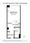 813/408 Lonsdale Street, Melbourne, Vic 3000-Floorplan