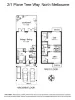 2/1 Plane Tree Way, North Melbourne, Vic 3051-Floorplan