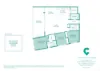 1205/9 Market Lane, Maroochydore, Qld 4558-Floorplan