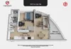 1403/2 Furzer Street, Phillip, ACT 2606-Floorplan