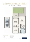 2/12 O'connell Street, West End, Qld 4101-Floorplan