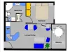 305/9-11 Blake Street (Coral Apartments), Port Douglas, Qld 4877-Floorplan
