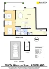 503/66 Glencoe Street, Sutherland, NSW 2232-Floorplan