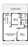 Unit 1/22 Smith St, Mooloolaba, Qld 4557-Floorplan